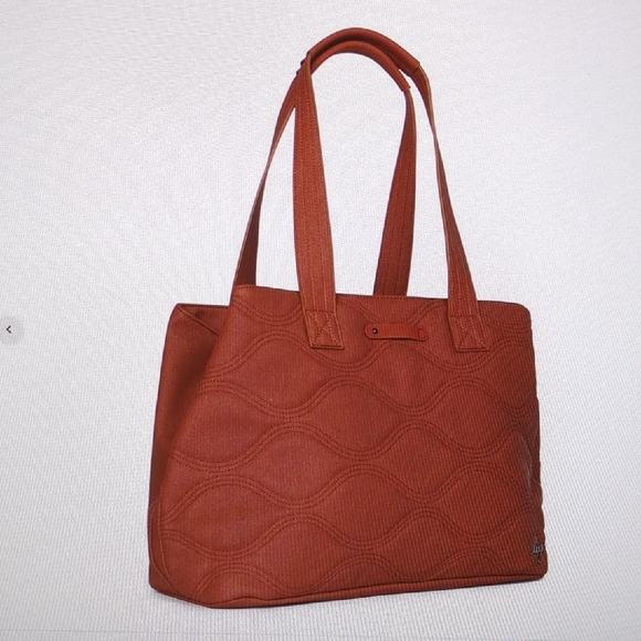 Lug Tempo Matte Luxe VL Large Tote Bag - Copper - NWT - Picture 4 of 16